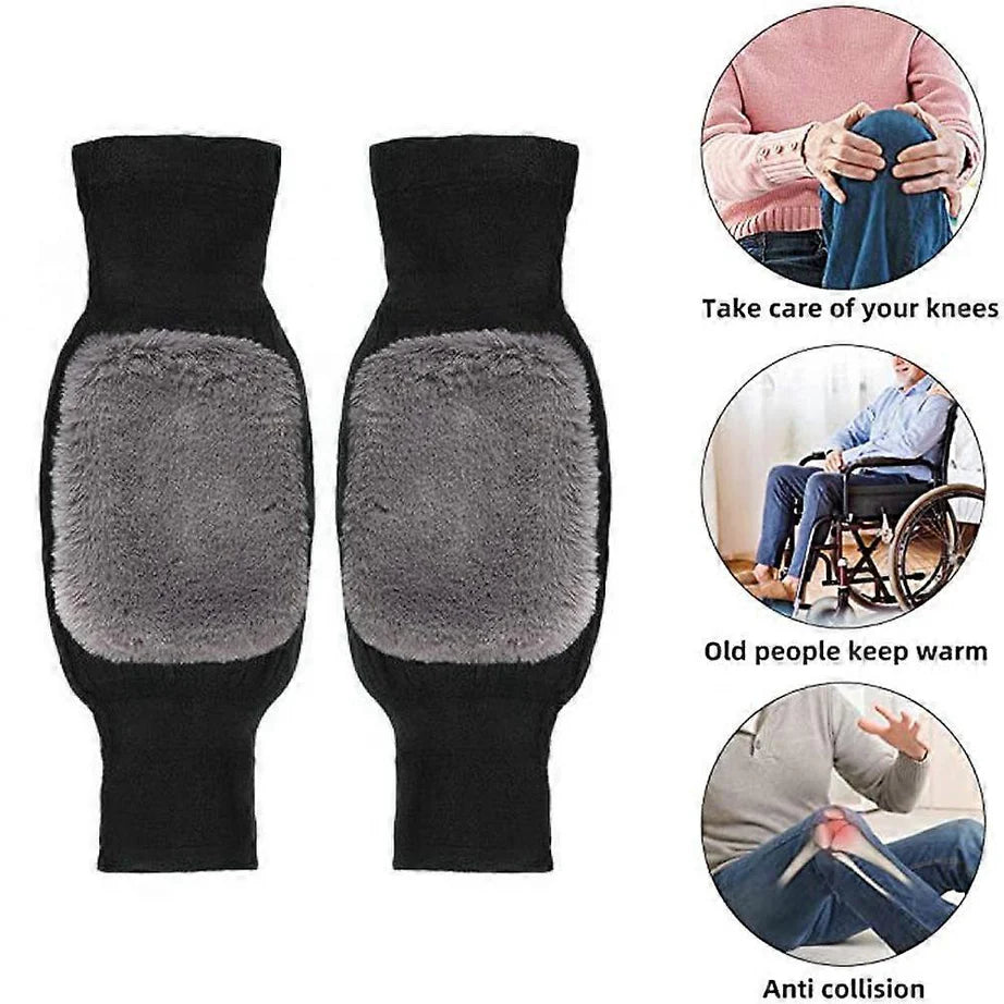 2pc Thick Warm Wool Kneepad for Men and Women For old people